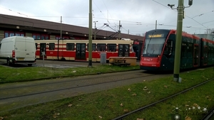 Veel drukte bij de remise Zichtenburg  01-12-2016