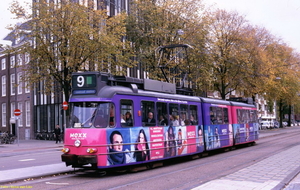 Tirol, GVB 638, Lijn 9, Muiderstraat, 24 oktober 2000.