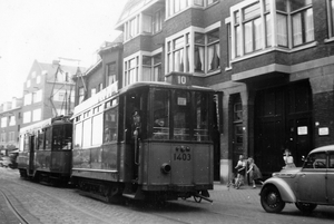 1403, lijn 10, Kootsekade, 1-7-1955 (H. Kaper)