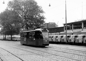 9, lijn 15, Westzeedijk, 5-6-1965 (J. Houwerzijl)