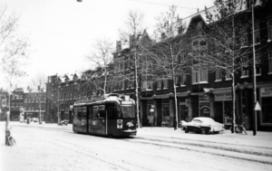 9, lijn 22, Vierambachtsstraat, 11-1-1959 (A. van Ooy)