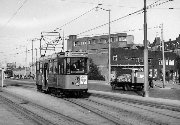 472, lijn 14, Weena, 5-6-1956 (H. Kaper)