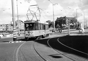 492, uitrukkende lijn 15, Oostplein, 28-6-1960 (J. Oerlemans)