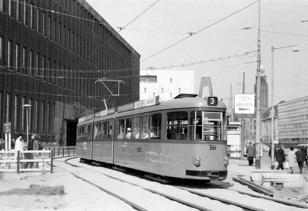 361, lijn 3, Coolsingel, 25-9-1965 (foto J. Houwerzijl)