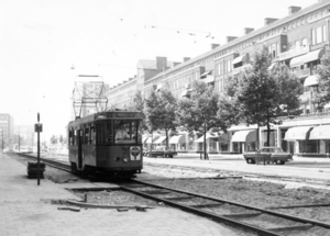 411, lijn 16, Goudsesingel, 1959 (Coll. Stichting RoMeO)