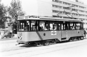 442, lijn 11, Kruisplein, 1965 (Coll. Stichting RoMeO)