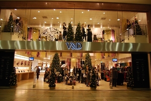 V & D Kerstmis