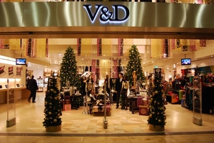 V & D Kerstmis