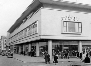 V&D Rotterdam Beursplein in de jaren 50.