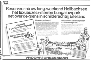 Vakanties boeken deed je vroeger bij Vroom & Dreesmann