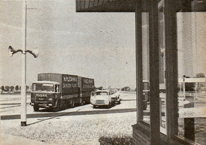 Nijdam aan de grens Nieuwe Schans in 1969