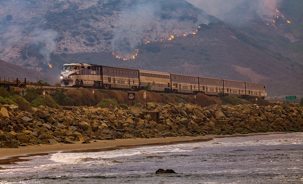 Actuele brandfoto uit Californië!