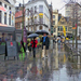 two in the rain Groenplaats Antwerpen