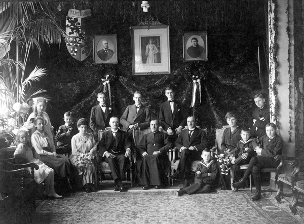 familie de Gruyter bij het 100 jarige bestaan (1918)