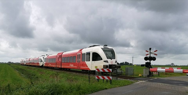 Dit zie je niet zo veel op de lijn Leeuwarden- Stavoren 12-8-2017
