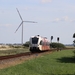 De 345 komt uit Weener (D) en nadert Nieuweschans, 31-07-2020