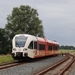 De 348 komt binnen te Baflo vanuit de richting Groningen. 29-07-2