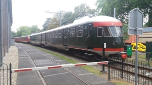 Mat '46 en Plan U bij Spoorwegmuseum.