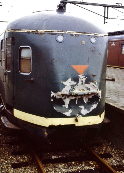 1901 die slachtoffer werd van een botsing met treinstel 255