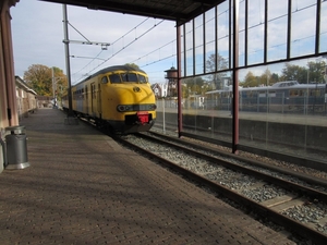 En daar staat onze schoonheid dan.  Spoorwegmuseum