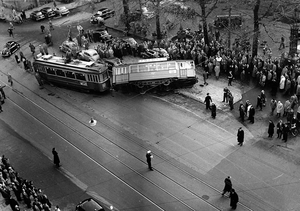 308+757 Beursplein in Amsterdam op 22 oktober 1957