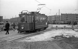 GVB 465 als wachtwagen op lijn 13,