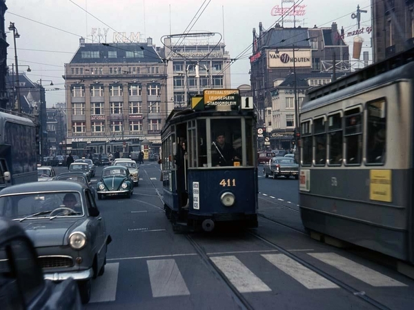 Het is wel een blauwe tram, maar niet DE blauwe tram van de NZH.