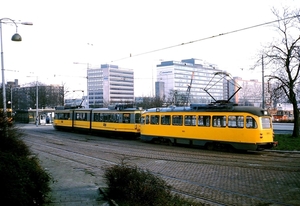 HTM 1001 als instructietram voor het GVB Amsterdam