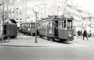 Lijn 10 in het westelijk deel van de stad. Het stel 469+728