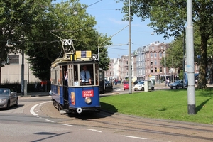 TouristTram lijn 20 2-7-17 maakt de 465 een rit door de stad