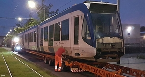 RandstadRail 4045 keert terug uit Duitsland    (10 augustus 2017)