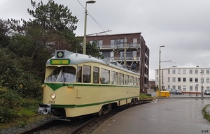 Lijnverkenning met Tourist Tram PCC 1101    (7 oktober 2017)