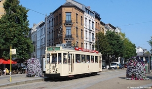 De Poldertram rijdt in Antwerpen    (27 augustus 2017)