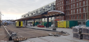 Aanleg TOP-halte Stationsplein (3 november 2017)