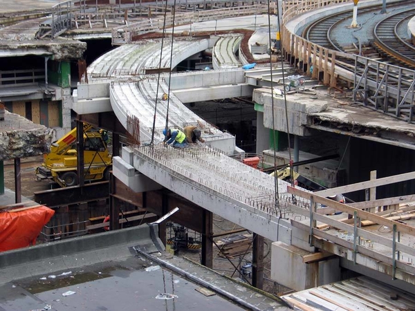 RandstadRail verbouwing Centraal station 20-12-2005