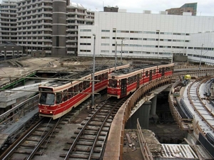 RandstadRail verbouwing Centraal station 20-12-2005