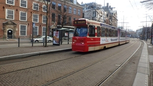 3103 met zwarte wagennummercijfers Den Haag. 26-12-2017