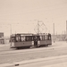 Motorrijtuig 505, lijn 9, Stationsplein, 13-3-1955