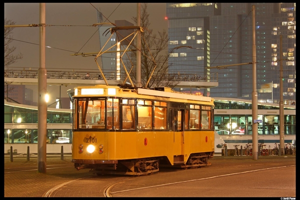 2101 stond voor instructie te Willemsplein op 9-1-2018