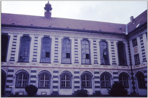 Binnenplaats v/d Stiftsbibliotheek, Waldsassen