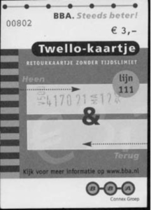 Twello-kaartje