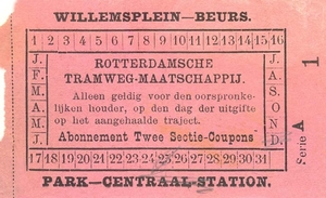 R.T.M. 1880 Coupon twee sectien