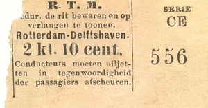 RTM-Stoomtram-Rotterdam-Delftshaven-2e-klasse-10-cents