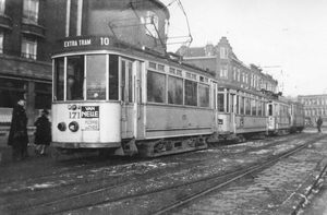 171, lijn 10, Station Hollands Spoor, 28-1-1947