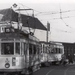 Jaren vijftig. Lijn 15 vertrekt vanaf Staatsspoor