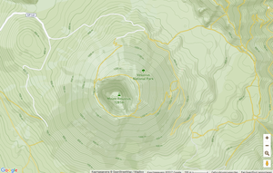 vesuvius hoogtelijnen