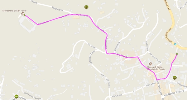 wandelweg Hotel <> Monastero