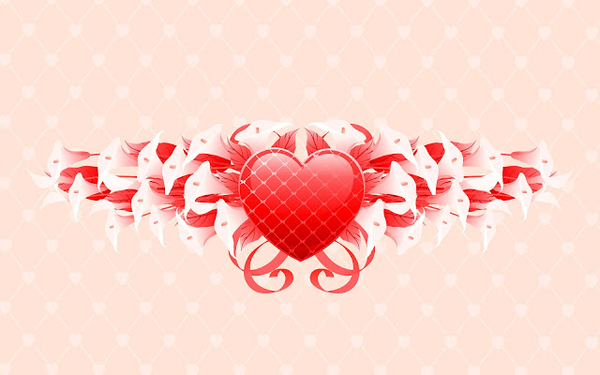 hd-hartjes-wallpaper-met-een-rood-liefdes-hart-en-roze-achtergron