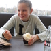 44) Jana met haar dessert