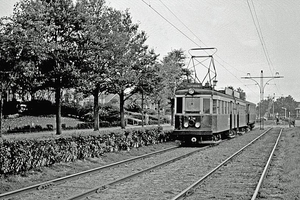 Katwijk, Zeeweg, A601-602+B13 op weg naar Leiden, 3 oktober 1960.